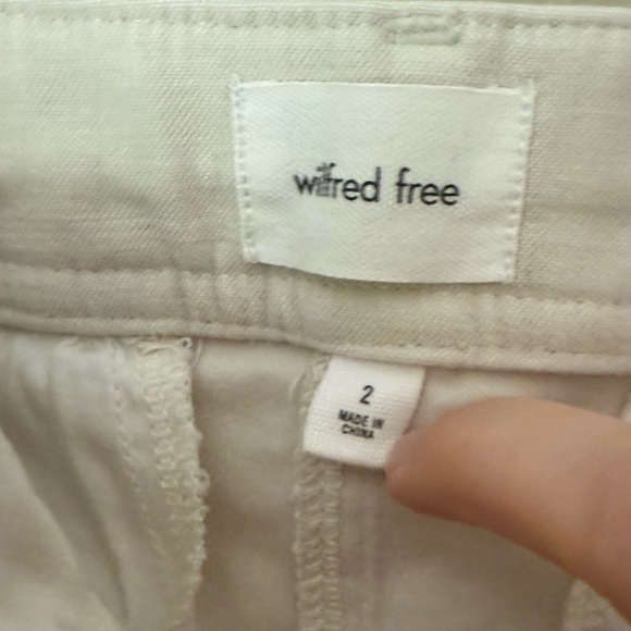 ARITZIA WILFRED FREE Khaki Cargo Pants - Picture 2 of 3